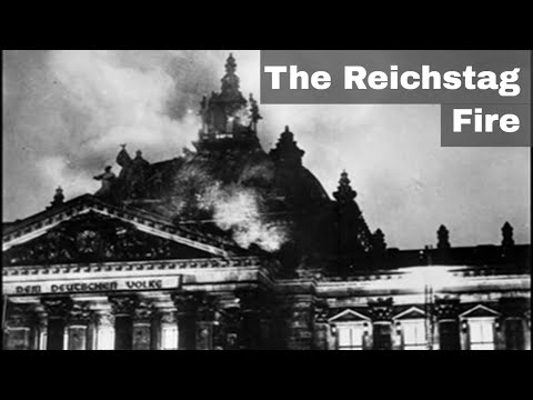 27th February 1933: Reichstag building in Berlin set on fire in an arson attack