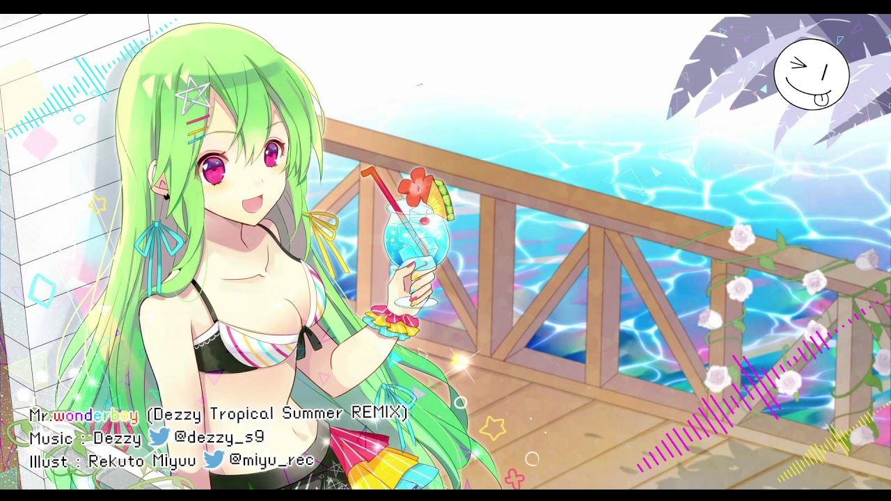 【Official】dezzy - Mr.wonderboy(Tropical Summer REMIX) ft. Hatsune Miku
