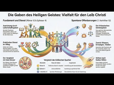 Die Gaben des Heiligen Geistes verstehen: Tiefer Einblick in Römer 12, Epheser 4 und 1. Korinther 12