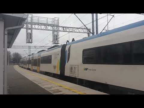 Wjazd pesy elf na stacje Częstochowa raków.