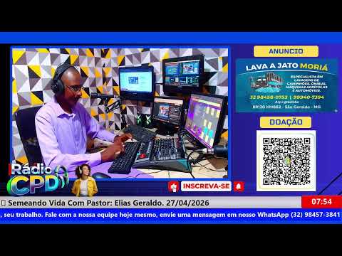 🔴RÁDIO CPD da Cidade de São Geraldo Mg/Br📢27/04/2026
