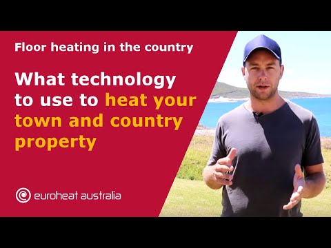 Floor heating outside Perth: What technology to use to heat your town and country property