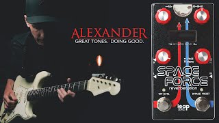 Video thumbnail for Alexander Pedals // Space Force Reverberation // Guitar Pedal Demo by Demos In The Dark