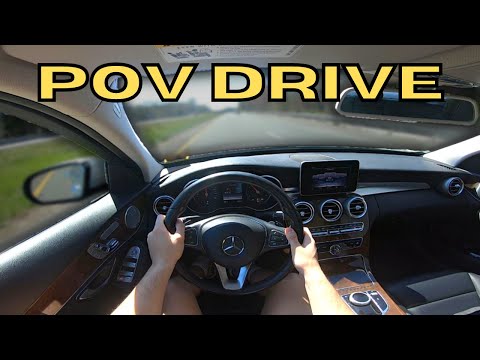 2017 Mercedes Benz C300 4MATIC POV Drive - Accelerations & Handling!