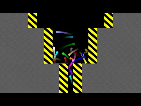 Shutter Crush 2 - Survival Marble Race in Algodoo