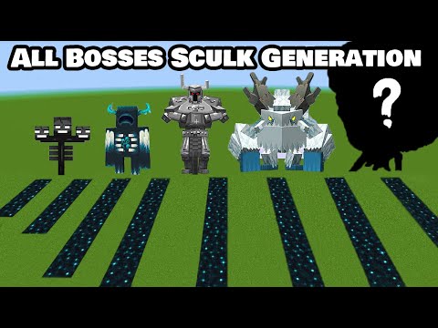 Kristallik games - Which Bosses Will Generate More Sculk? Sculk Generation by All Bosses and Mobs in Minecraft
