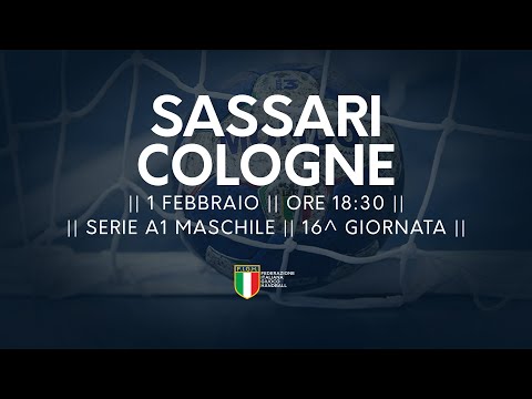 Serie A1M [16^]: Sassari - Cologne 34-25