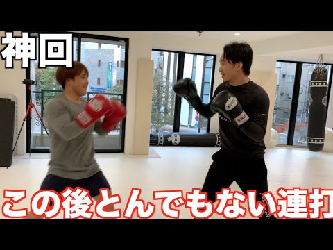 本気で顔面に一発当てる！朝倉未来とガチスパーリングやった結果。【悲惨】