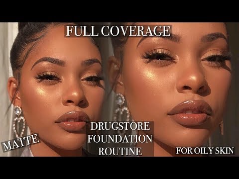 MY FULL COVERAGE, MATTE, NO FLASHBACK DRUGSTORE FOUNDATION ROUTINE