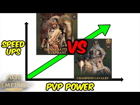 Mercenary vs Champions (Where to focus your speed ups?) Age of Empires Mobile