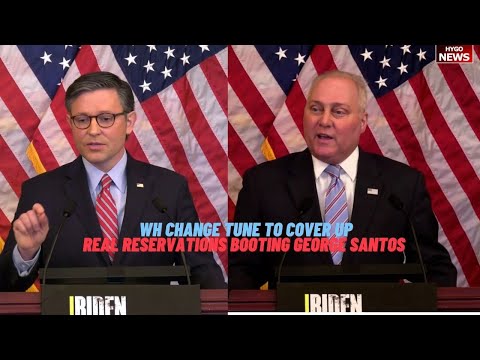 Scalise: WH change their tune to cover up; Speaker Johnson real reservations booting George Santos