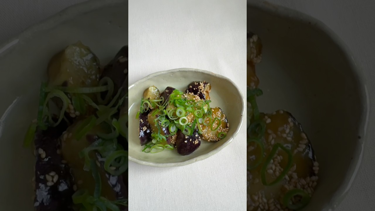 余ったナスを使って甘辛ナス🍆 #shorts #簡単レシピ