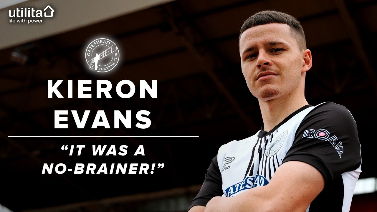 “It was a no brainer!” ✊ | Kieron Evans joins Gateshead | INTERVIEW