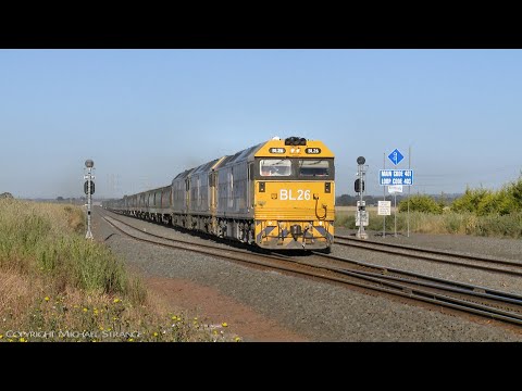 Pacific National Grain Train 7734v (30/11/2021) - PoathTV Australian Railways