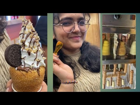#Georgia famous chimney cake #yashveer #travelvlog