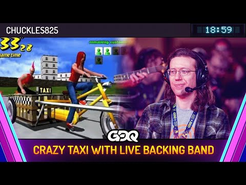 Crazy Taxi with Live Backing Band by chuckles825 in 18:59 - Awesome Games Done Quick 2025