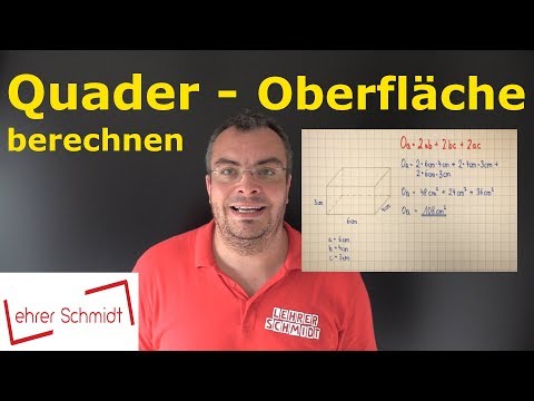 Cuboid - Calculate surface area | Mathematics - simply explained | Lehrerschmidt