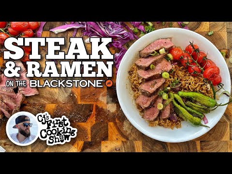 How to Make Next Level Steak Ramen on the Blackstone Griddle