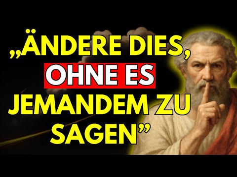 8 THINGS You MUST Quietly Remove From Your Life | 8 Lessons of Stoicism