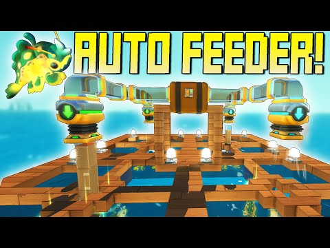 Automatic Glowbug Feeding System!  - Scrap Mechanic Survival Mode [SMS 47]