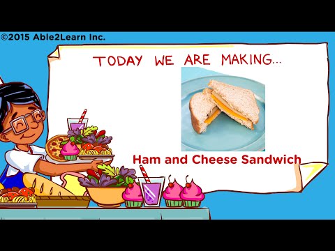 Let's Cook! Life Skills - Kids with Autism - Ham and Cheese Sandwich (Level 3)