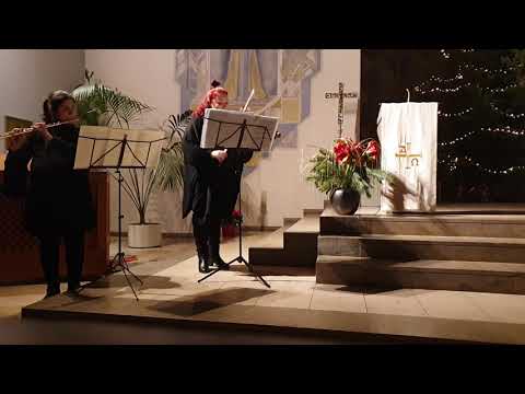 J.S.Bach "Bereite Dich Zion", version for flute, violin and organ