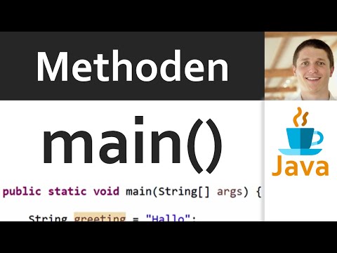 💻 JAVA | Methoden 10 - main-Methode mit Argumenten von Konsole