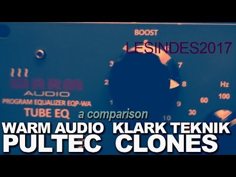 PULTEC CLONE COMPARISON // WarmAudio EQP // KlarkTeknik EQP // Elektron Analog Four