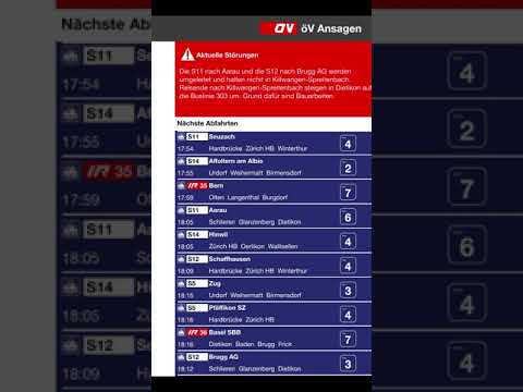 SBB TTS Terminal - Zürich Altstetten (Bauarbeiten+Alle Züge)