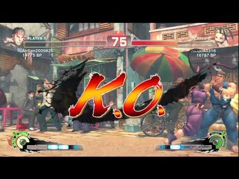 SSF4: AirGen (Ryu) VS ACQUA (Ibuki)