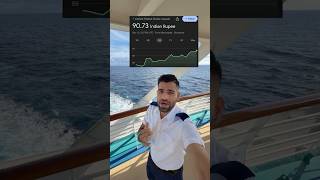 1 USA dollar = 90Rs 😱📈Ab to samjo ‼️‼️ #ship #shipjobs #cruiseshipjobs #sailingtwins #fyp #viral