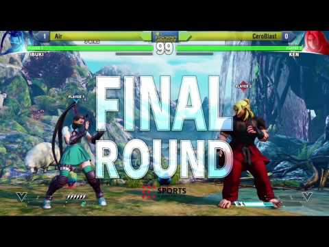 Elements Fighting Games Challenge #4 - SFV - WF - Air vs CeroBlast