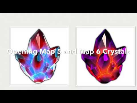 Opening Map 5 and Map 6 Crystals