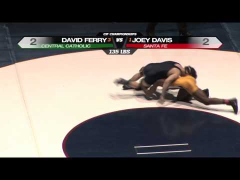 CIF Wrestling - Davis vs Ferry - 135 lbs.