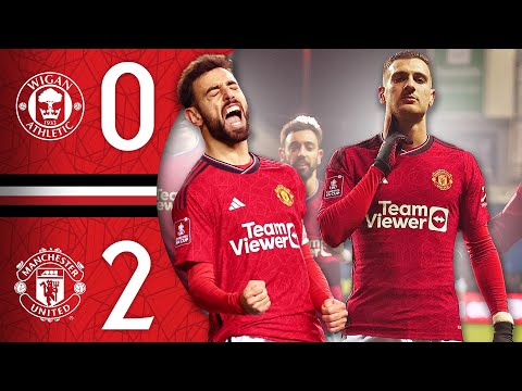 FA Cup Victory At Wigan 🙌 | Wigan 0-2 Man Utd | Highlights