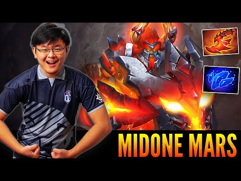 Insane Mars Offlane Gameplay by MIDONE - Game Full of Intensive Teamfights - Dota 2 Highlights