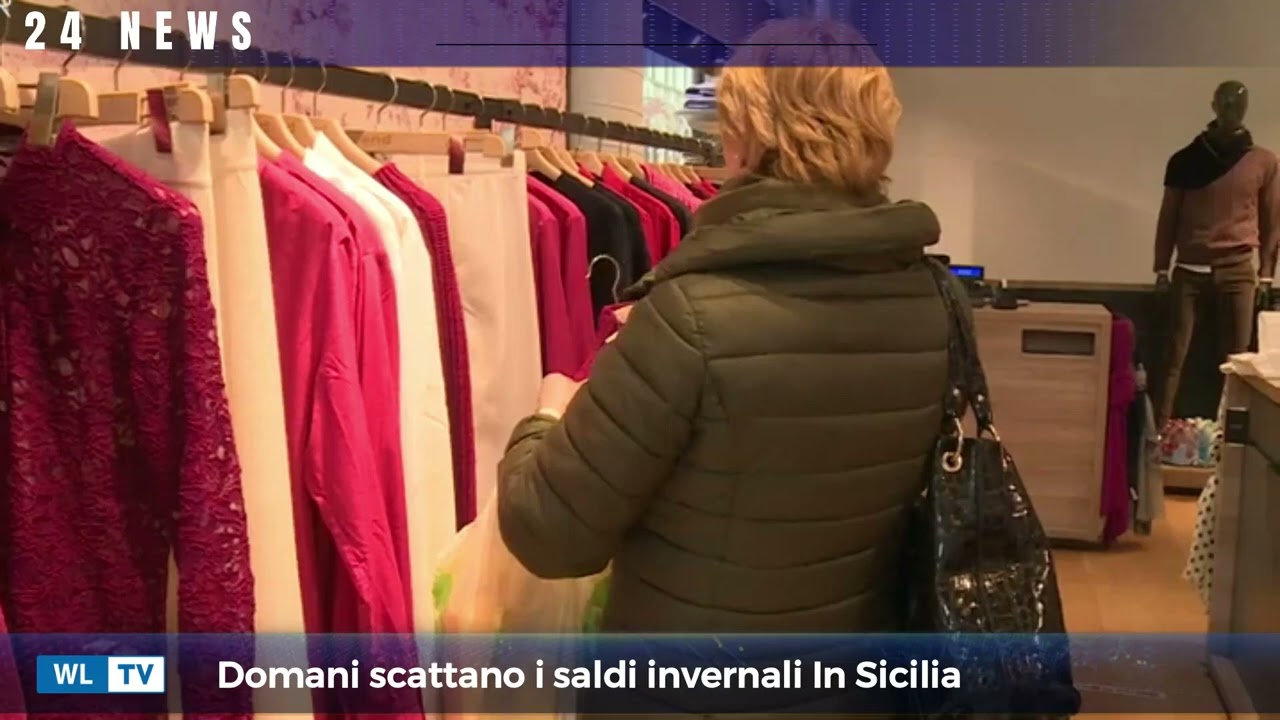 Domani scattano i saldi invernali in Sicilia