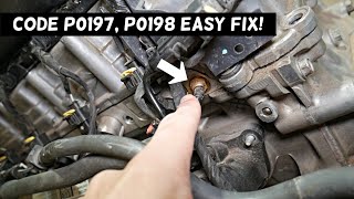 OBD Code p0197 Guide to Repair