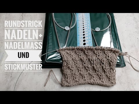 174.  Rundstricknadeln im Test, Strickmuster stricken
