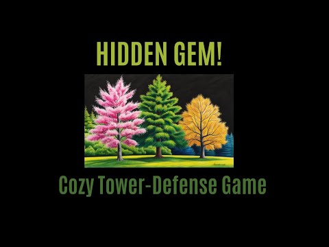 Relaxing Gameplay: "Grove" - A Hidden Gem! (Cozy Tower Defense Game)