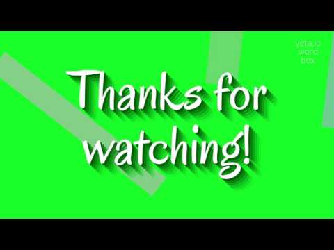 How to say "chernenko's"! (High Quality Voices)