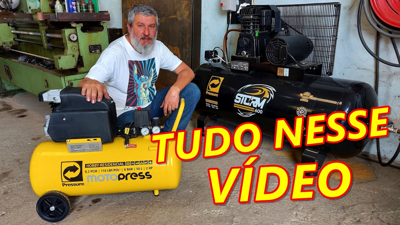 NÃO COMPRE COMPRESSOR DE AR ANTES DE VER ESSE VIDEO TUDO QUE VOCE PRESCISA SABER