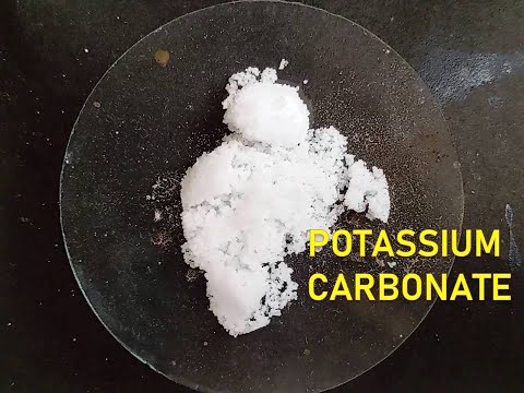 Preparation & Properties of Potassium carbonate - K2CO3
