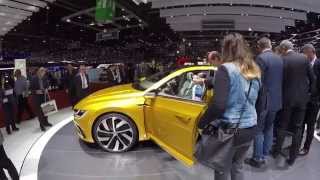 Смотреть онлайн Концепт кар Volkswagen Sport Coupe GTE