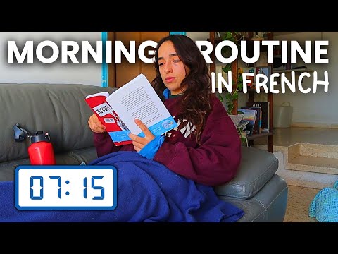 My morning routine in FRENCH (with subtitles) 🍵