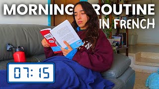 My morning routine in FRENCH (with subtitles) 🍵