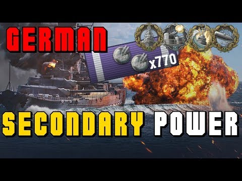 GK 269K DMG 770 secondary hits || World of Warships