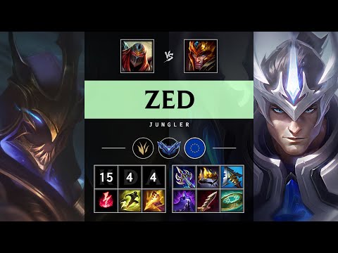 Zed Jungle vs Jarvan IV - EUW Diamond Patch 25.15