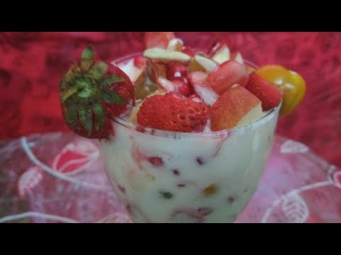 Very INSTANT fruit dessert, in 3 minutes/  नवरात्रि स्पेशल रेसिपी Video