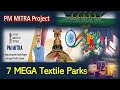 Mega Textile Parks PM MITRA Scheme Textile Sector Of India